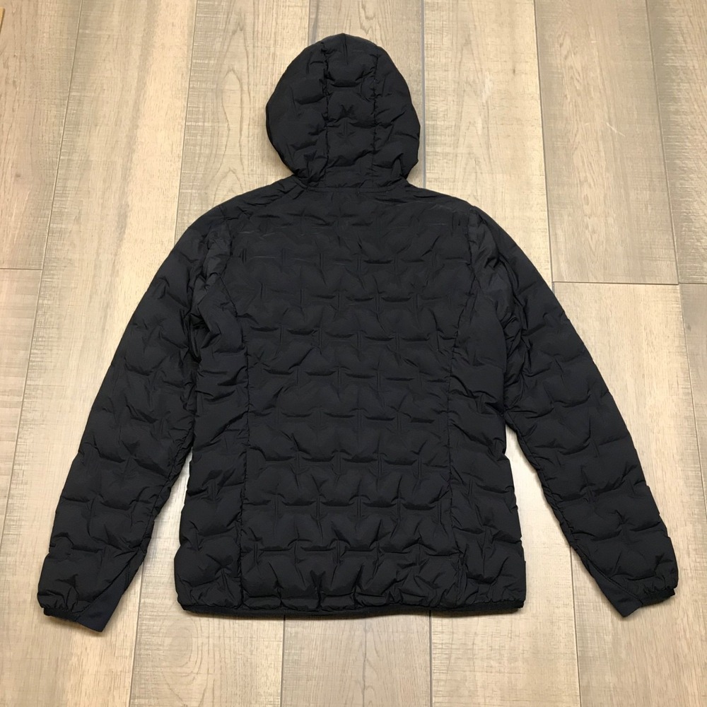 Eddie Bauer Jacket Womens Size M Black EB 800 Goose Down Fill First Ascent Hood - Picture 2 of 12